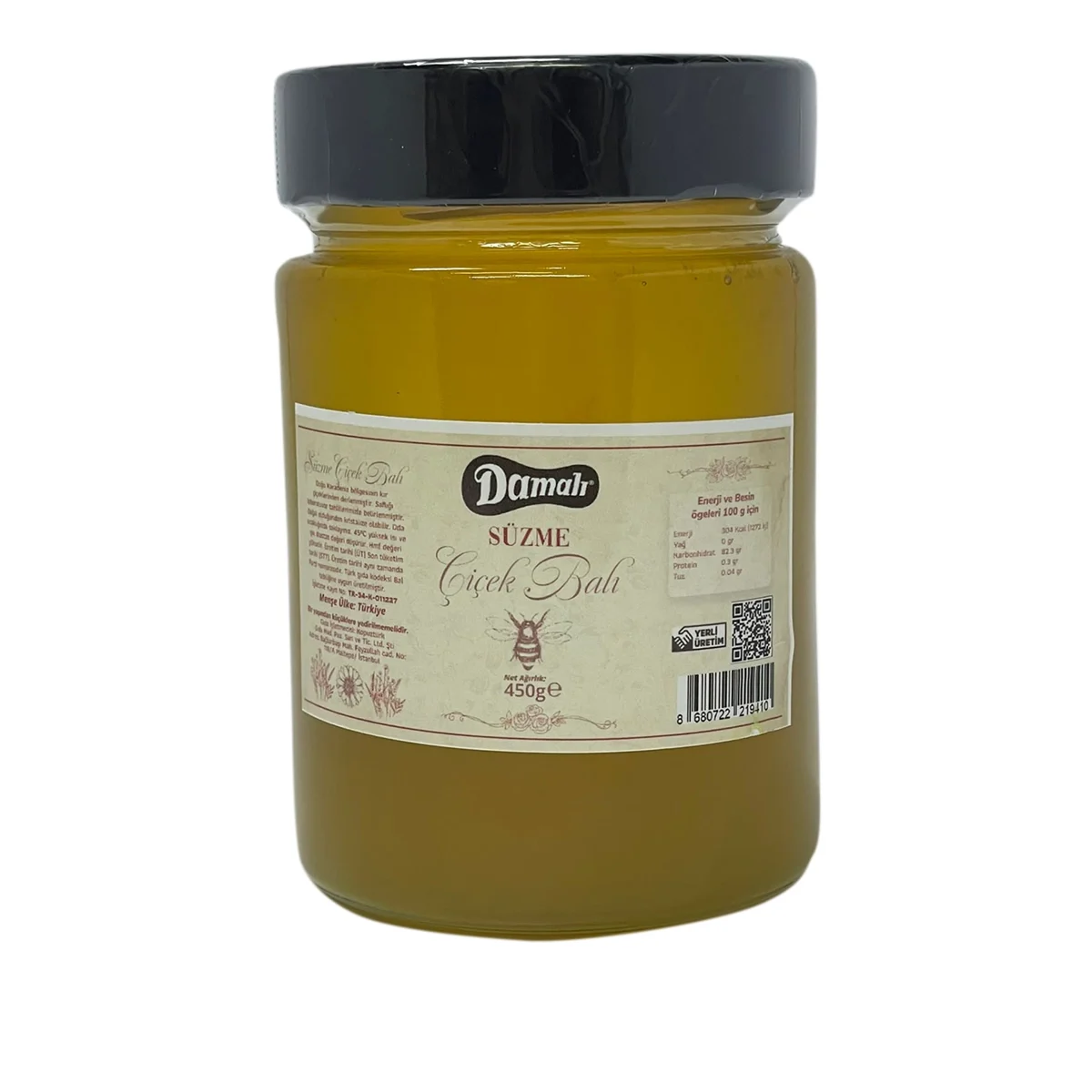 Çiçek Balı — Ham Bal (450 g)