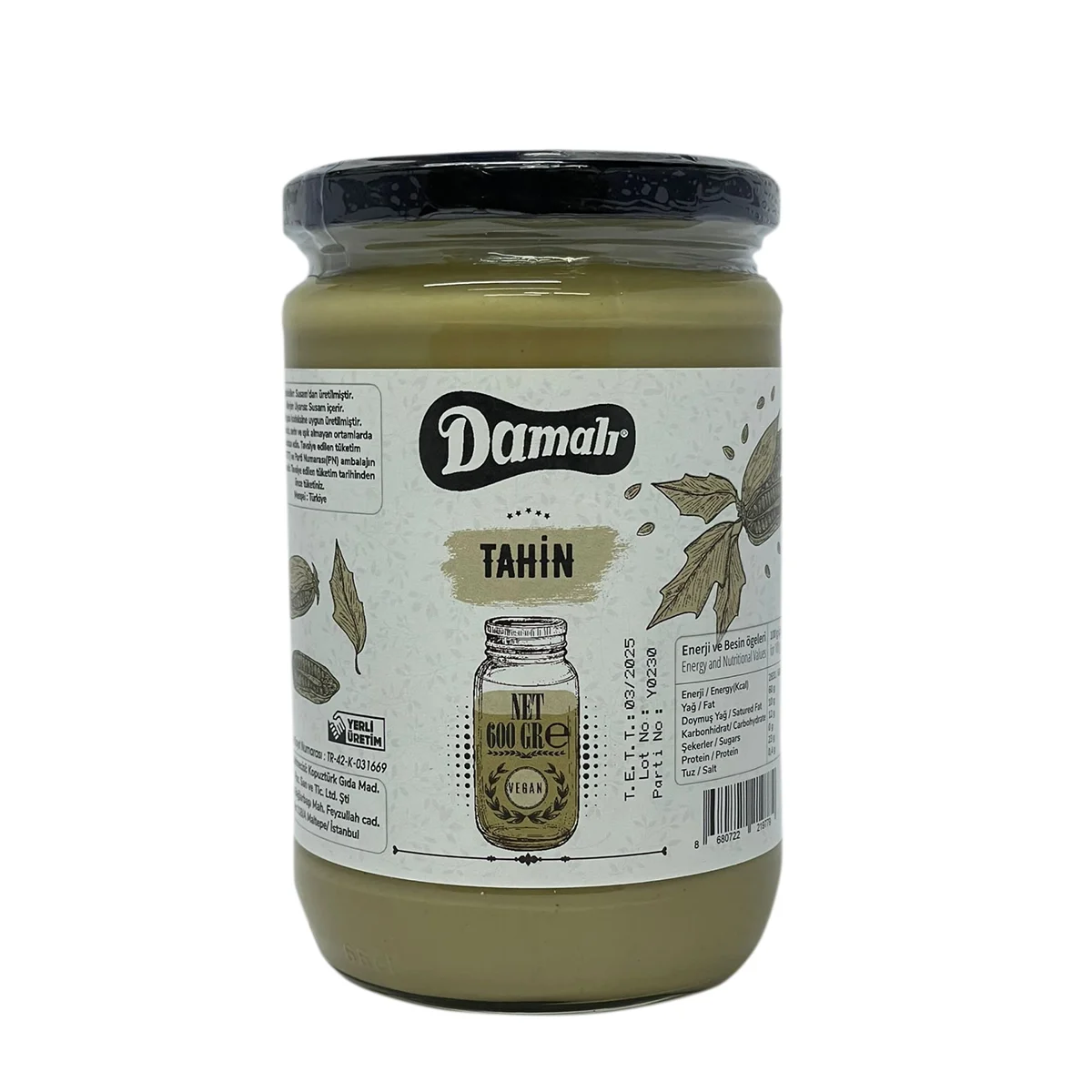 Organik Tahin (340 g)